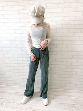 yum.さん(レディース・155cm)の春コーディネート