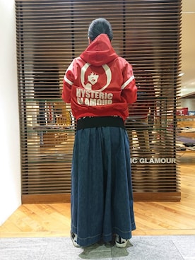 「キュロットパンツ」｜「アイテム（ジャケット/アウター）」を使った、Rayさん（レディース・160cm）の冬コーディネート
