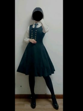 ワンピース ドレスを使った ネクタイ の人気ファッションコーディネート Wear