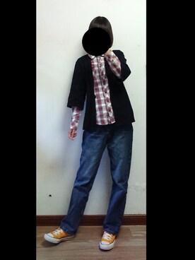 「cache cache（カシュ カシュ）のアイテム（トップス）」を使った、S_N_Rさん（レディース・163cm）の秋コーディネート