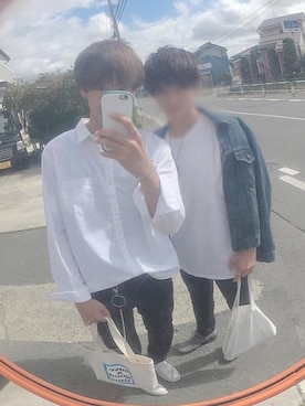 「UNIQLO（ユニクロ）のWOMEN ウルトラストレッチジーンズ（デニムパンツ）」を使った、taiyakiさん（メンズ・176cm）の夏コーディネート