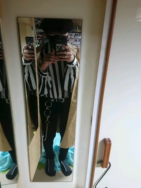 「モードストリート」｜「アイテム（トレンチコート）」を使った、kazu「インスタ開設しました」さん（メンズ・178cm）の秋コーディネート