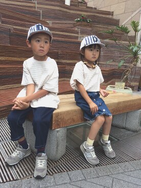 loloさん（キッズ・100cm）の夏コーディネート