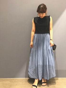 「H0183L20044」｜tokoさん（レディース・149cm）の夏コーディネート