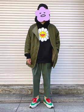 「KUON（クオン）のアイテム」を使った、　SUZUKI⭐︎さん（メンズ・166cm）の冬コーディネート