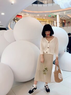 ニジカンさん（レディース・163cm）の春コーディネート