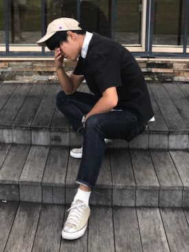 「ADEXE（アデクス）のアイテム」を使った、xxxxxxxさん（メンズ・168cm）の秋コーディネート