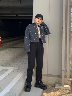 水野 真琴さん（レディース・148cm）の春コーディネート