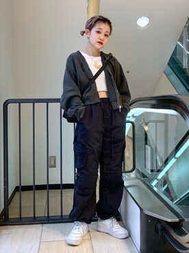 「バタフライ」｜水野 真琴さん（レディース・148cm）の春コーディネート
