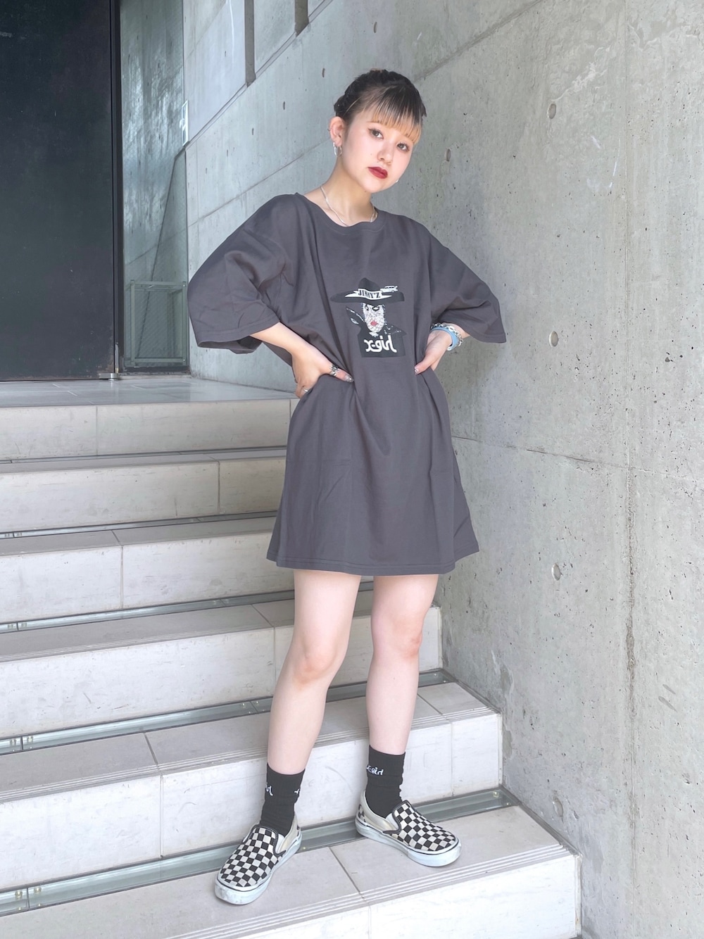 X-girl ライリー着用 X-girl × Lee コラボレーションコレクション発売決定 | 株式会社