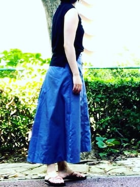 ナンプラー大臣157cm/59kgさん（レディース・158cm）の夏コーディネート