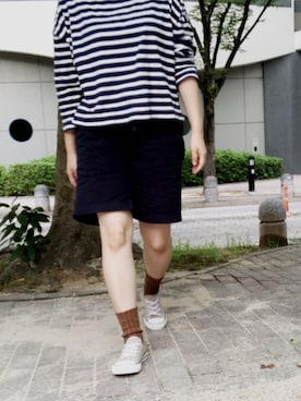 ナンプラー大臣157cm/59kgさん（レディース・158cm）の秋コーディネート