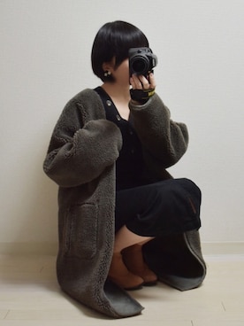 てんさん（レディース・155cm）の冬コーディネート