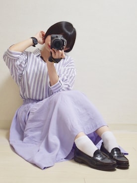 「リップスター」｜「アイテム（その他）」を使った、てんさん（レディース・155cm）の春コーディネート