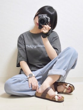 「ダニエルウェリントン」｜「アイテム（その他）」を使った、てんさん（レディース・155cm）の夏コーディネート