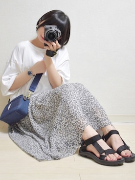 「NOLLEY'S」｜「アイテム（その他）」を使った、てんさん（レディース・155cm）の夏コーディネート