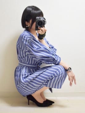 「NOLLEY'S」｜「アイテム（その他）」を使った、てんさん（レディース・155cm）の夏コーディネート