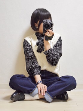 「NOLLEY'S」｜「アイテム（その他）」を使った、てんさん（レディース・155cm）の秋コーディネート