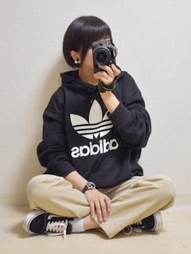 「アイテム（腕時計）」を使った、てんさん（レディース・155cm）の秋コーディネート