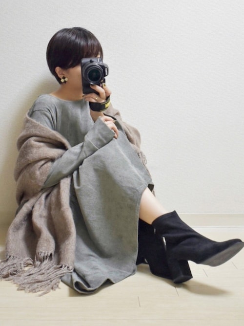 てんさんのワンピースを使ったコーディネート Zozotown