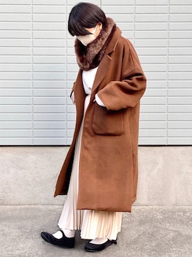 「Cheri（シェリ）のアイテム（ジャケット/アウター）」を使った、てんさん（レディース・155cm）の秋コーディネート