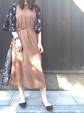 ふじわらさん（レディース・162cm）の秋コーディネート