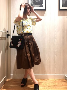 「リバーシブルスカート」｜HITOMI:)さん（レディース・159cm）の夏コーディネート