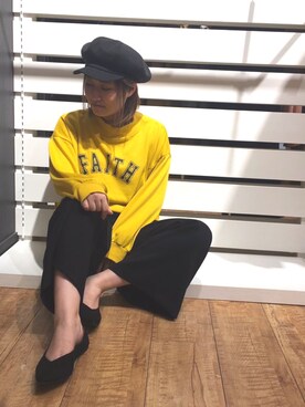 「ハイネックトップス」｜HITOMI:)さん（レディース・159cm）の冬コーディネート