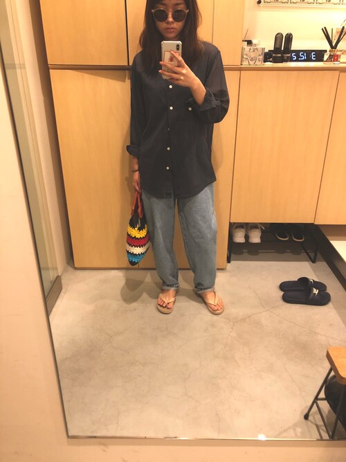 じゅり Zaraのデニムパンツを使ったコーディネート Wear