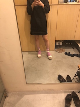 「MARC JACOBS（マークジェイコブス）のアイテム（ワンピース/ドレス）」を使った、じゅりさん（レディース・155cm）の秋コーディネート