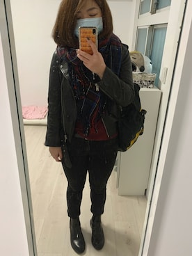 「salad（サラダ）のアイテム」を使った、YZさん（レディース・165cm）の冬コーディネート