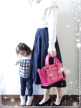 「ARROW（アロー）のアイテム（バッグ）」を使った、♡さん（レディース・160cm）の冬コーディネート