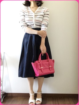 「ARROW（アロー）のアイテム（バッグ）」を使った、♡さん（レディース・160cm）の春コーディネート