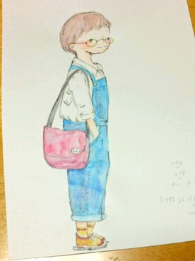 「#サロペット」｜ちなさん（レディース・153cm）の秋コーディネート