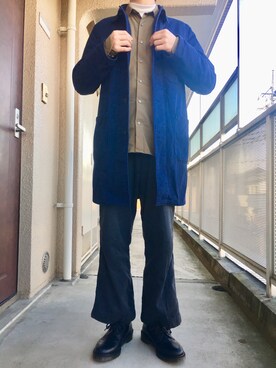 Takuyaさんの「ミラノリブモックネックセーター（長袖）」を使ったコーディネート