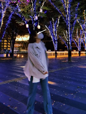 「ショッピング」｜「アイテム（スラックス）」を使った、chan5さん（レディース・158cm）の秋コーディネート