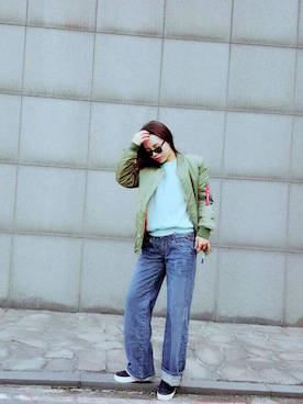 「IMAGE（イマージュ）のアイテム（ジャケット/アウター）」を使った、Joさん（レディース・160cm）の冬コーディネート