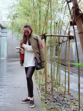 「IMAGE（イマージュ）のアイテム（ジャケット/アウター）」を使った、Joさん（レディース・160cm）の冬コーディネート