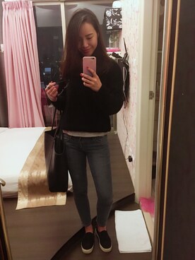 「Brappers」｜Joさん（レディース・160cm）の冬コーディネート