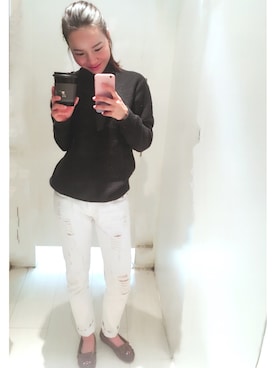 「sweesa（スウィーサ）のアイテム」を使った、Joさん（レディース・160cm）の春コーディネート