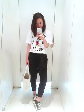 「Ted Baker（テッドベーカー）のアイテム（バッグ）」を使った、Joさん（レディース・160cm）の夏コーディネート