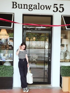 「widepants」｜Joさん（レディース・160cm）の冬コーディネート
