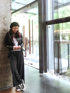 「Lulus（-）のアイテム（その他アウター）」を使った、Joさん（レディース・160cm）の春コーディネート