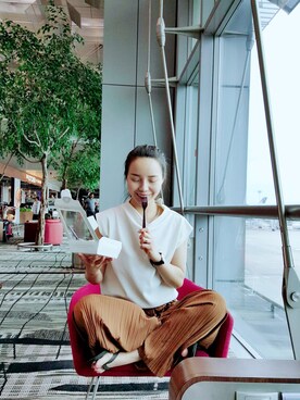 「airport style」｜Joさん（レディース・160cm）の春コーディネート