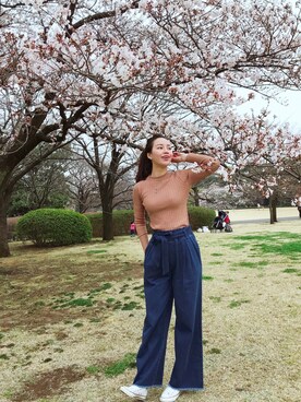 「lovfee」｜Joさん（レディース・160cm）の春コーディネート