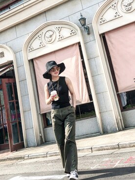 「widepants」｜Joさん（レディース・160cm）の秋コーディネート