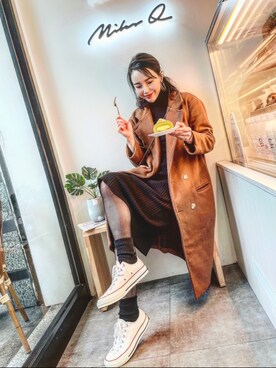 「WINTER STYLE」｜「アイテム（シューズ）」を使った、Joさん（レディース・160cm）の冬コーディネート