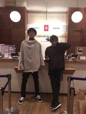 あんころもちさん（メンズ・175cm）の冬コーディネート