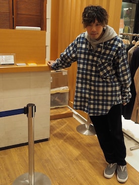 あんころもちさん（メンズ・175cm）の冬コーディネート