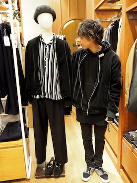 あんころもちさん（メンズ・175cm）の冬コーディネート